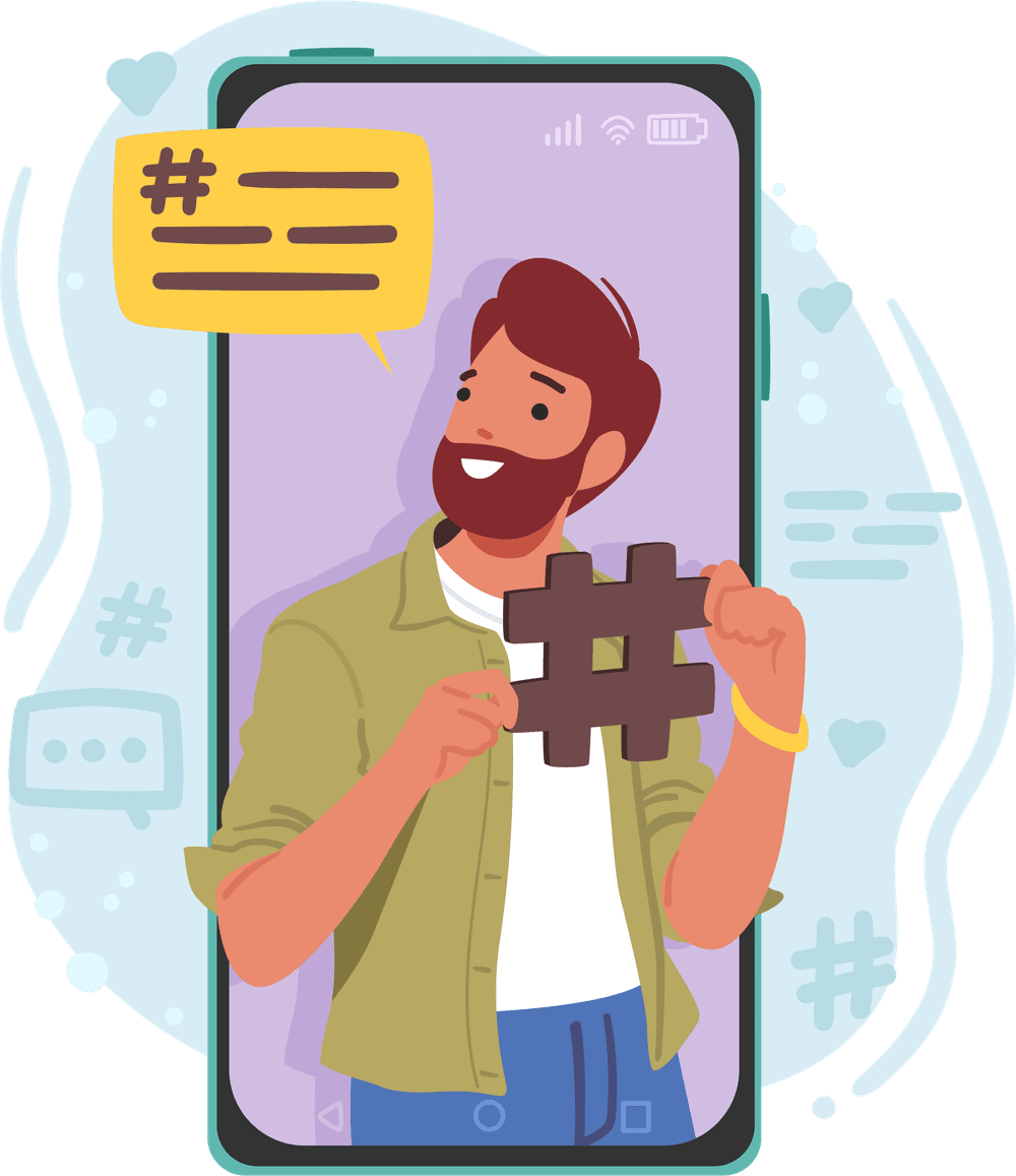 Utilizzo Hashtag