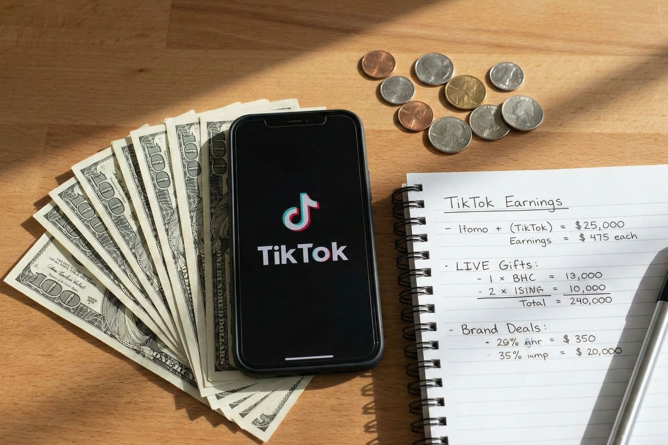 Quanto paga Tiktok